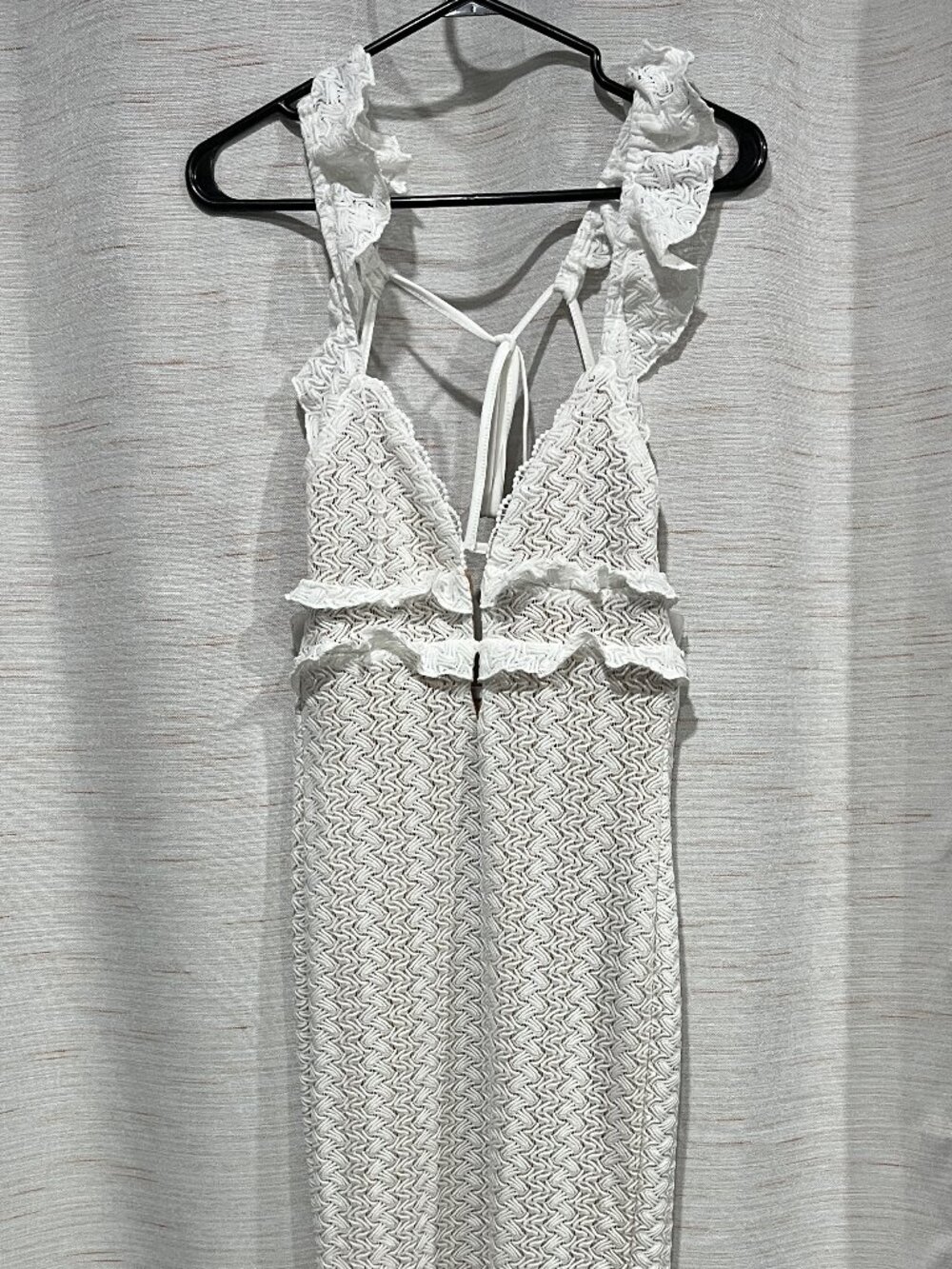 Women's White & Tan XS Dress Shein Bae New With Tags (105)